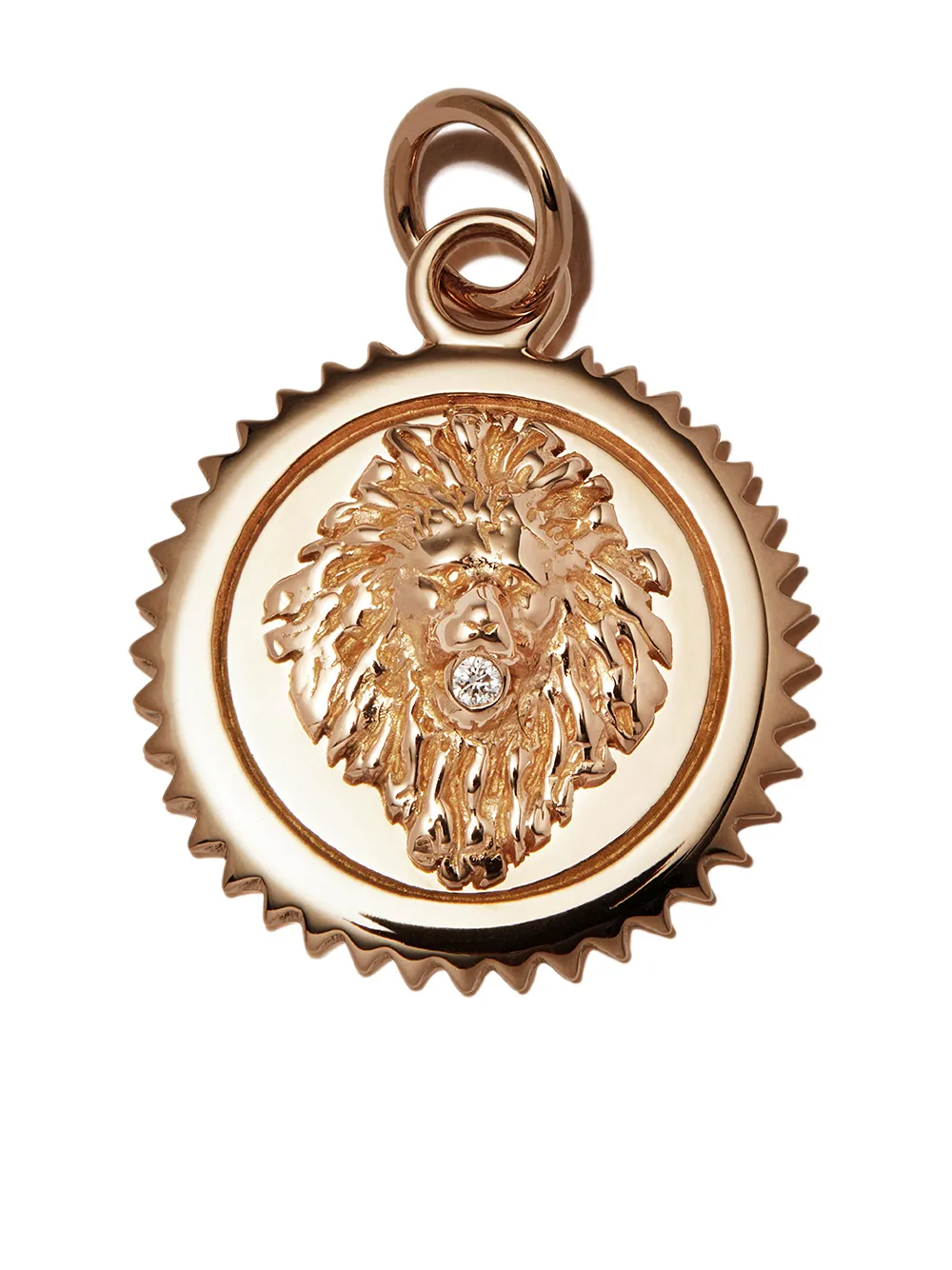 фото Foundrae подвеска из розового золота с бриллиантом