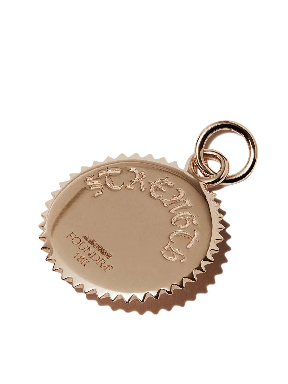 фото Foundrae подвеска из розового золота с бриллиантом