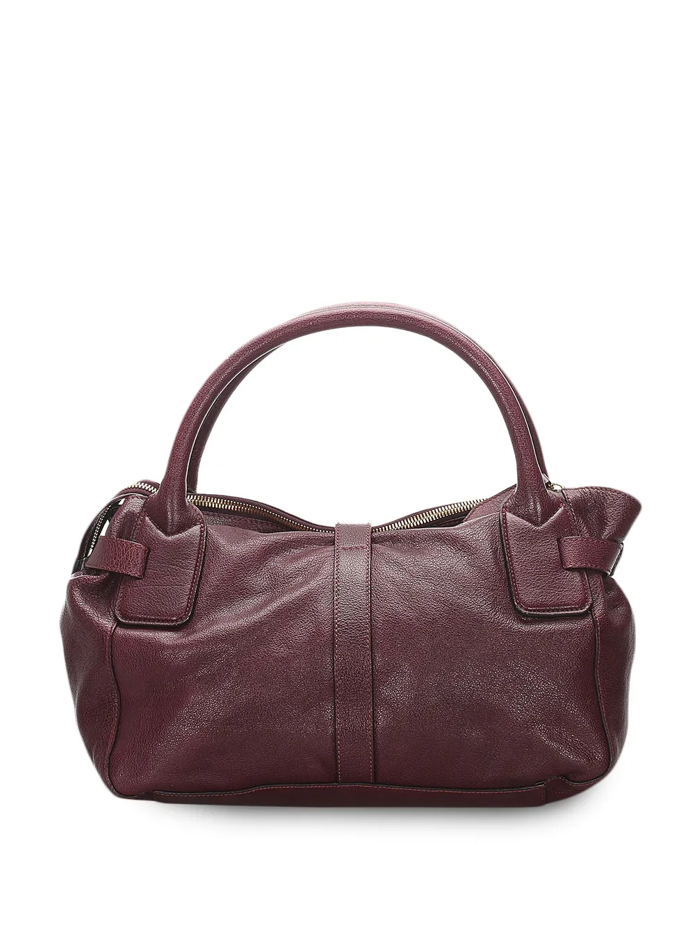 фото Burberry pre-owned сумка на плечо из зернистой кожи