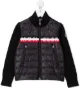 Image 1 of Moncler Enfant logo stripe puffer jacket