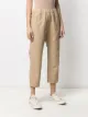 Nili Lotan crinkled effect cropped trousers