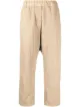 Image 1 of Nili Lotan crinkled effect cropped trousers