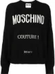 Image 1 of Moschino intarsia-knit logo jumper
