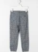 Image 2 of Monnalisa checked tapered-leg trousers