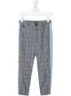 Image 1 of Monnalisa checked tapered-leg trousers