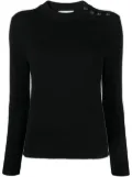 Rabanne crew-neck knit jumper - Black