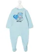 Image 1 of Moschino Kids Teddy print babygrow