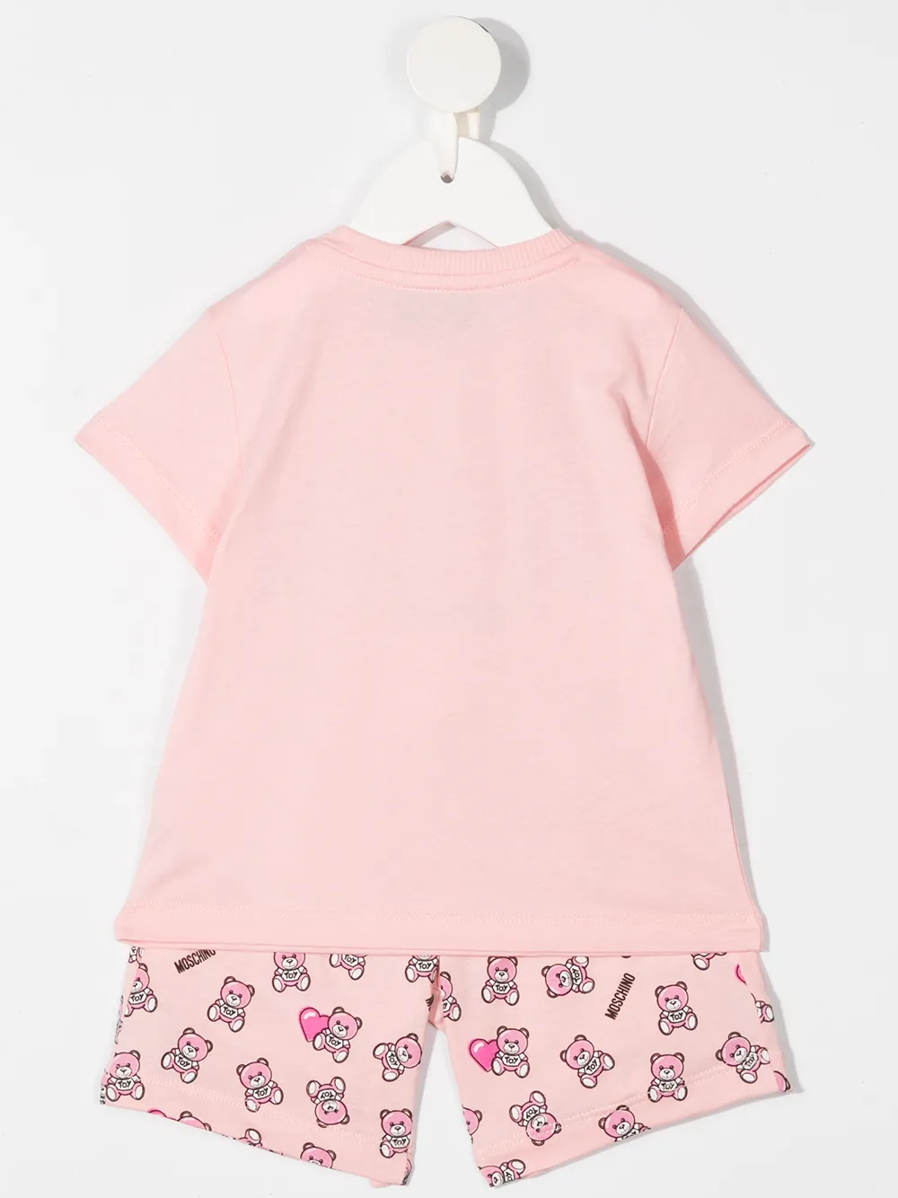 Image 2 of Moschino Kids Teddy print two-piece