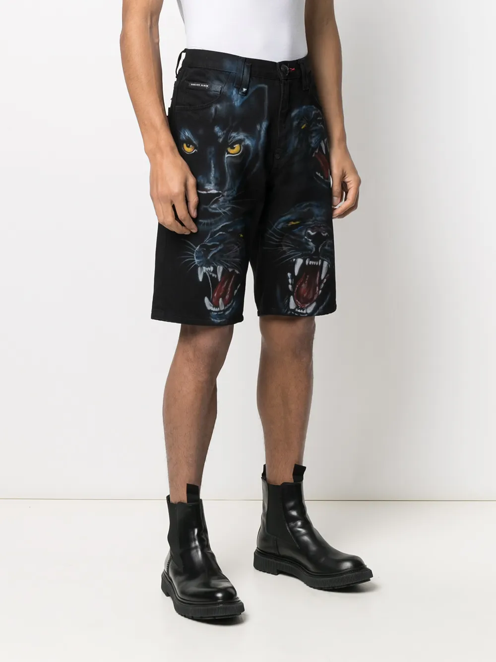 фото Philipp plein шорты mykonos с принтом