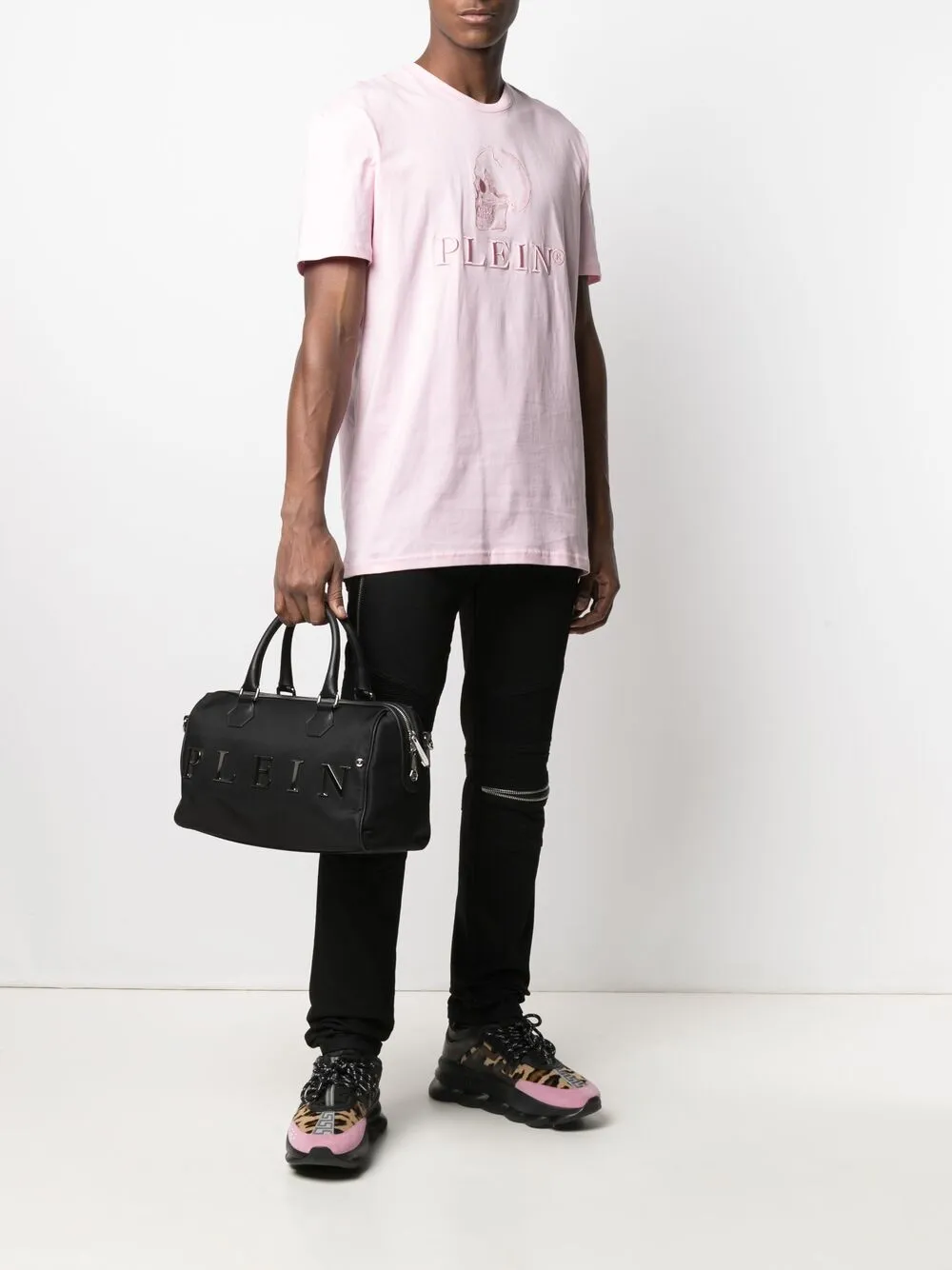 фото Philipp plein футболка с принтом skull