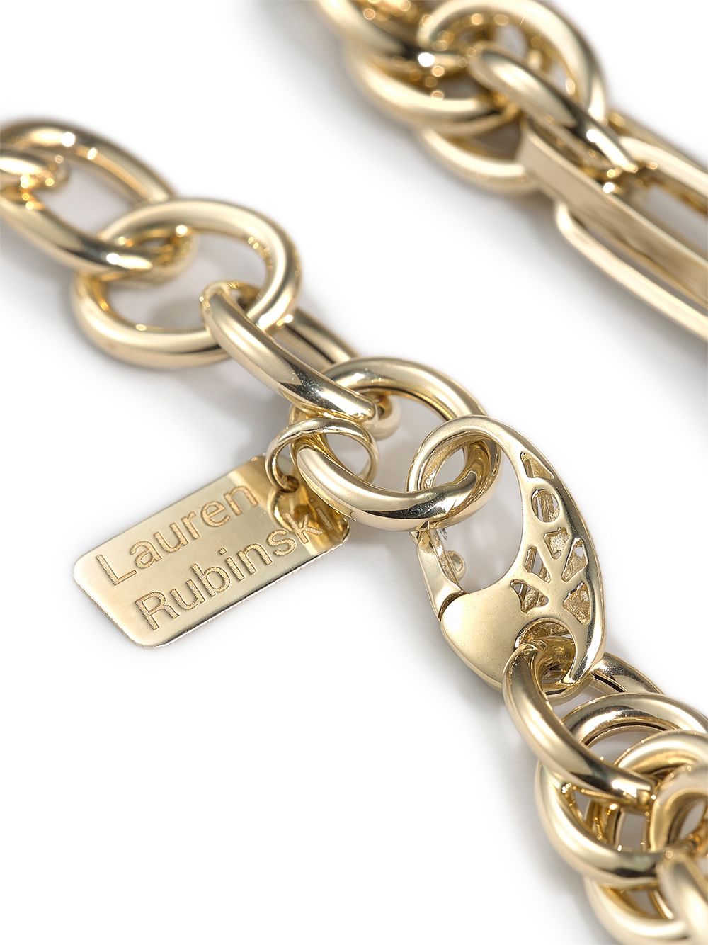 Shop Lauren Rubinski 14kt Yellow Gold Chain Necklace
