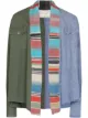 Image 1 of Greg Lauren stripe kimono jacket