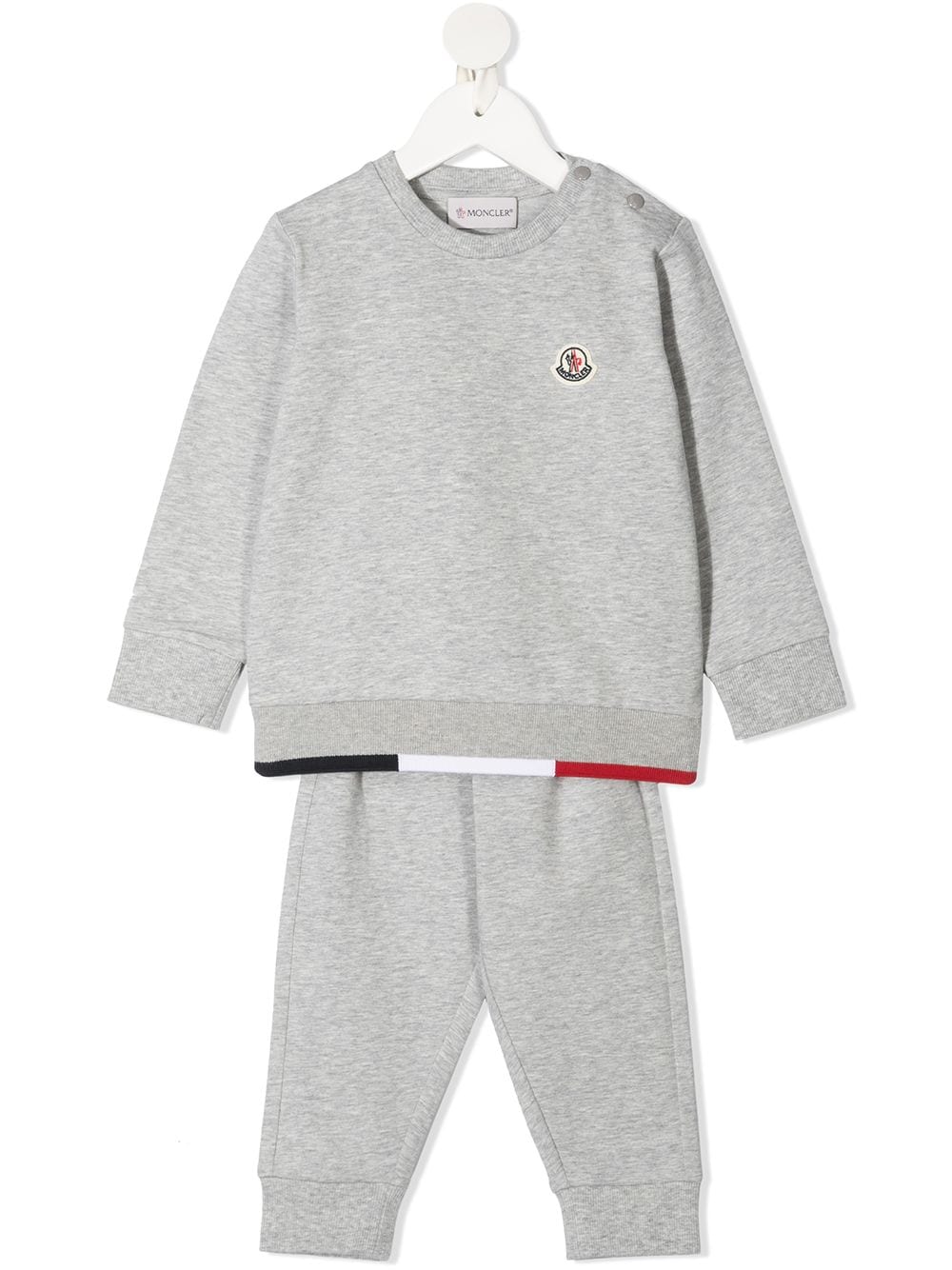 фото Moncler kids спортивный костюм с нашивкой-логотипом