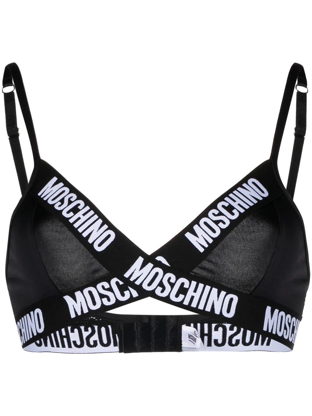 фото Moschino бюстгальтер с логотипом