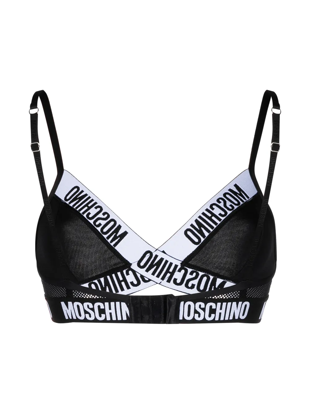 фото Moschino бюстгальтер с логотипом