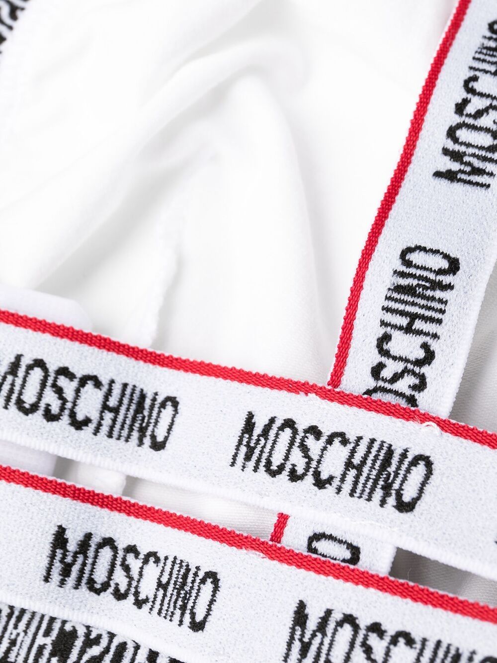 фото Moschino бюстгальтер с логотипом