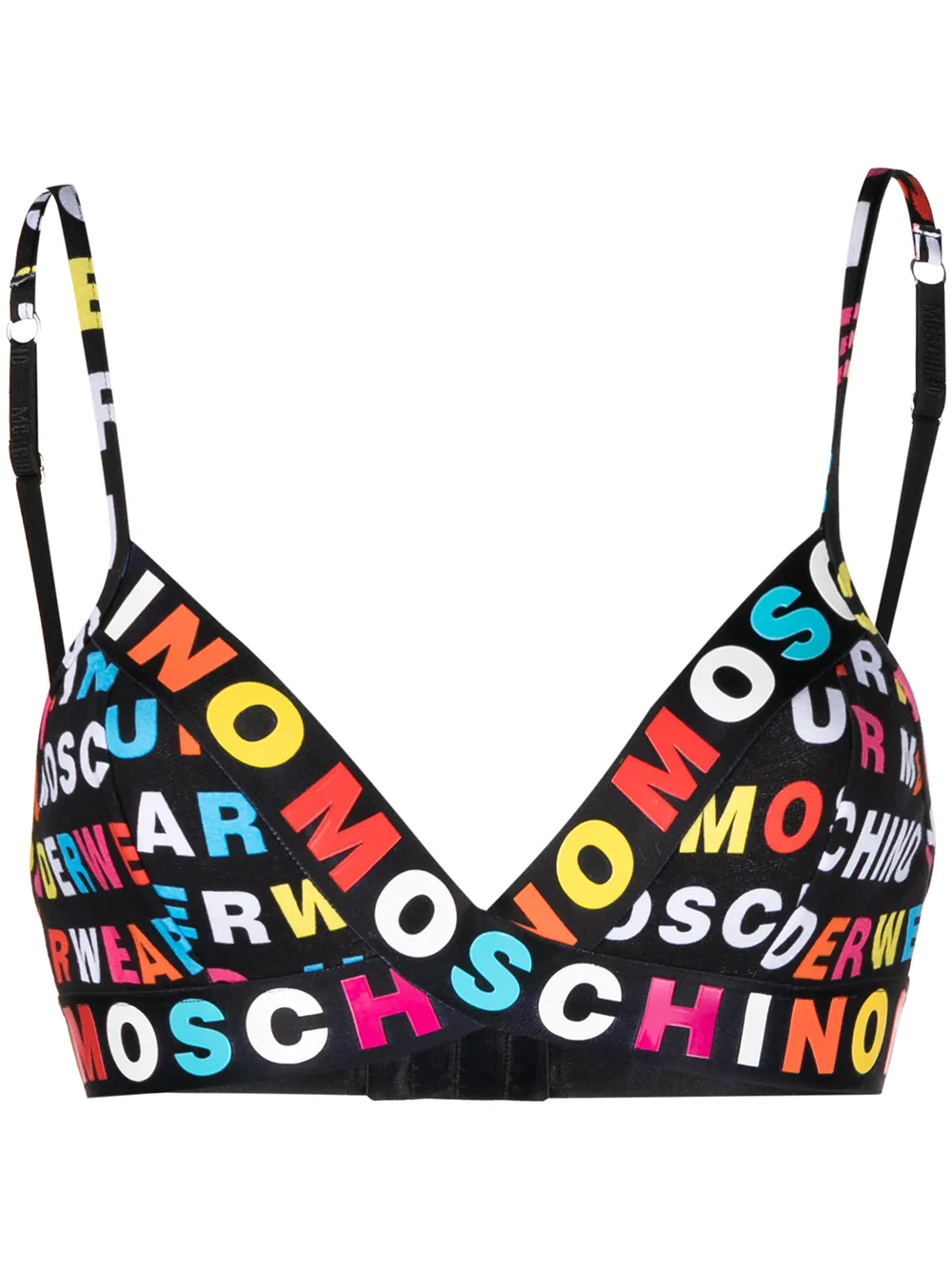 фото Moschino бюстгальтер с логотипом