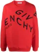 Image 1 of Givenchy embroidered-logo long-sleeve jumper