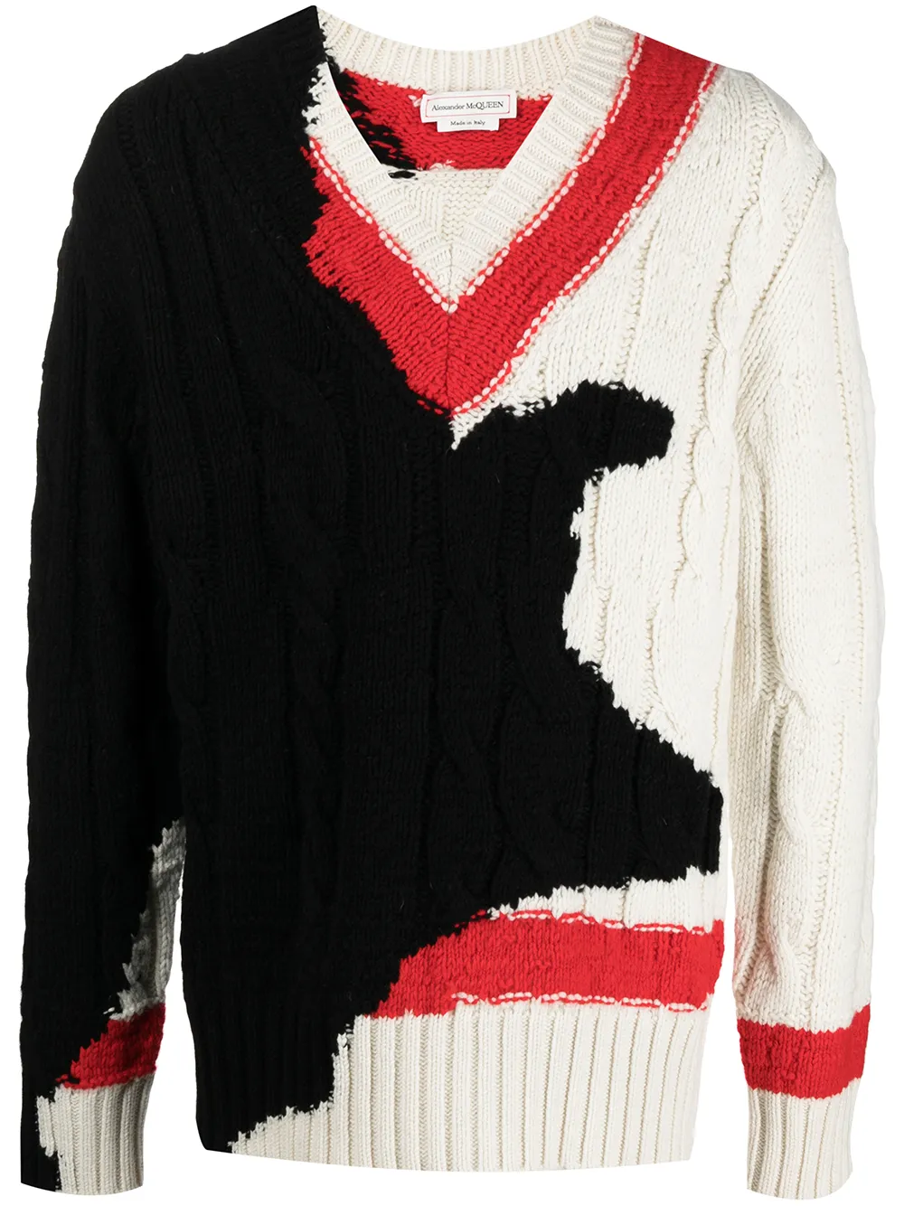 Buy Alexander McQueen Breathe Logo-appliquéd Pointelle-knit