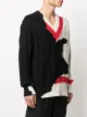 Alexander McQueen patterned intarsia-knit jumper