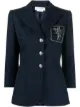 Image 1 of Alexander McQueen embellished logo patch blazer