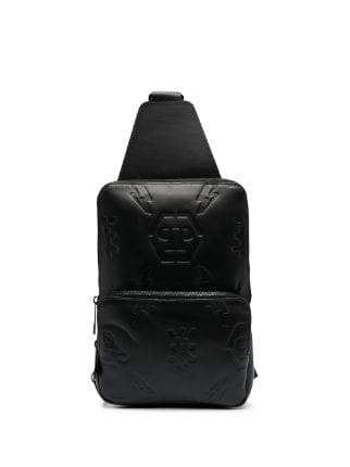 Philipp Plein Embossed Monogram Backpack - Farfetch