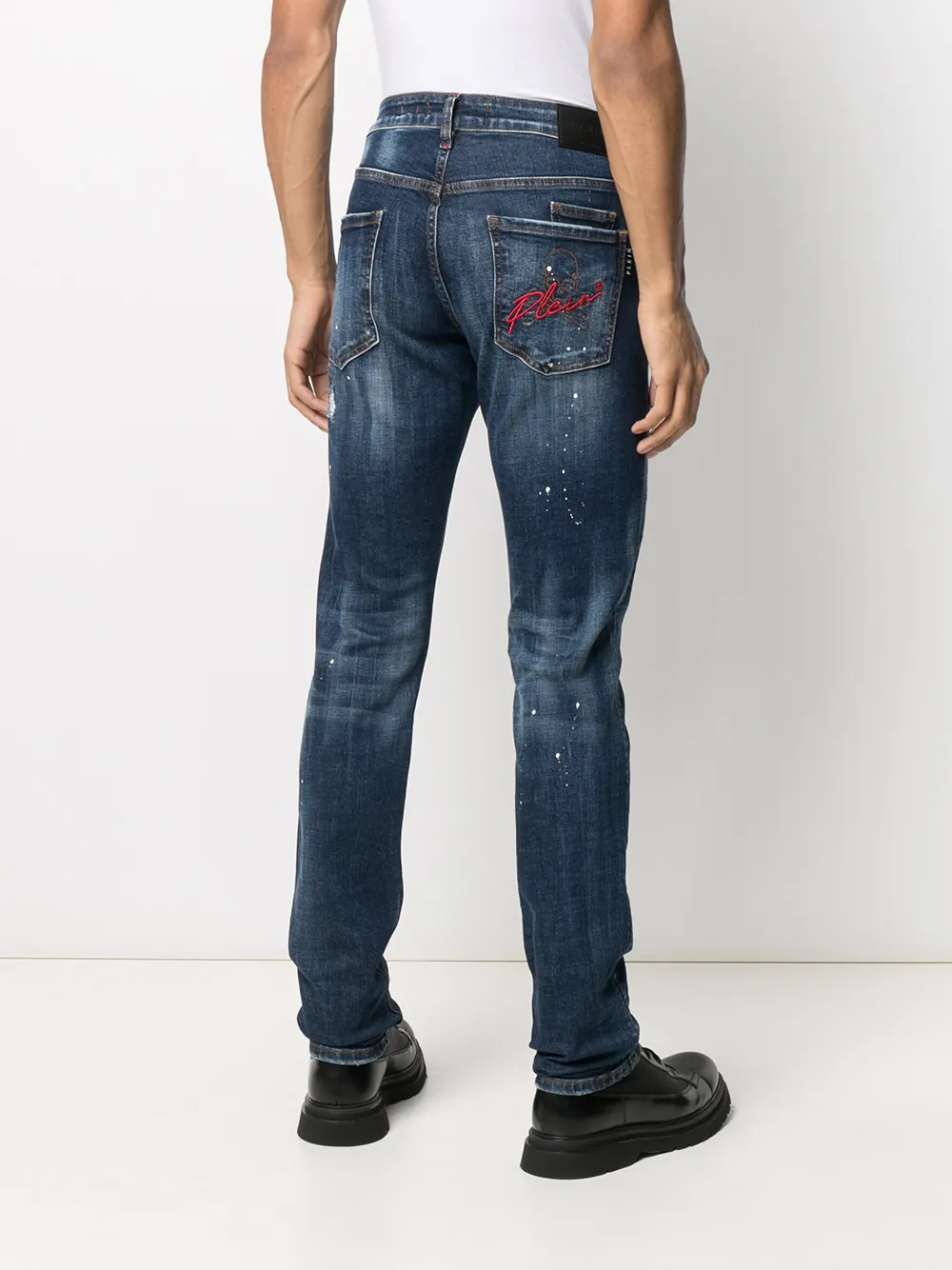 фото Philipp plein джинсы прямого кроя