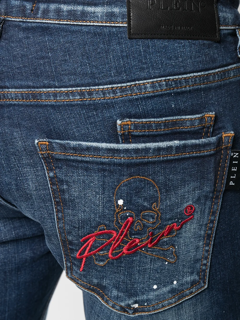 фото Philipp plein джинсы прямого кроя