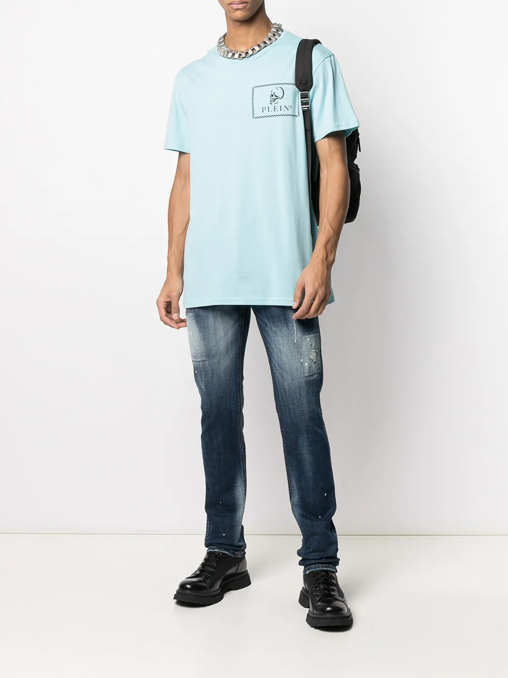 фото Philipp plein джинсы прямого кроя