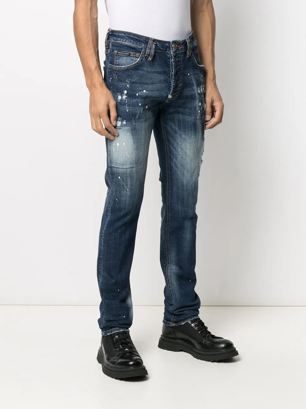 фото Philipp plein джинсы прямого кроя