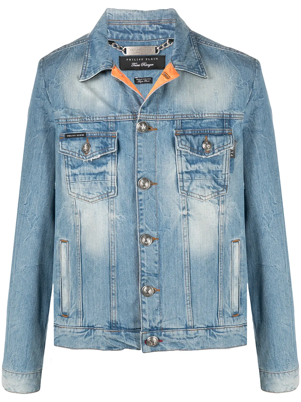 Philipp Plein Clouds Denim Jacket - Farfetch