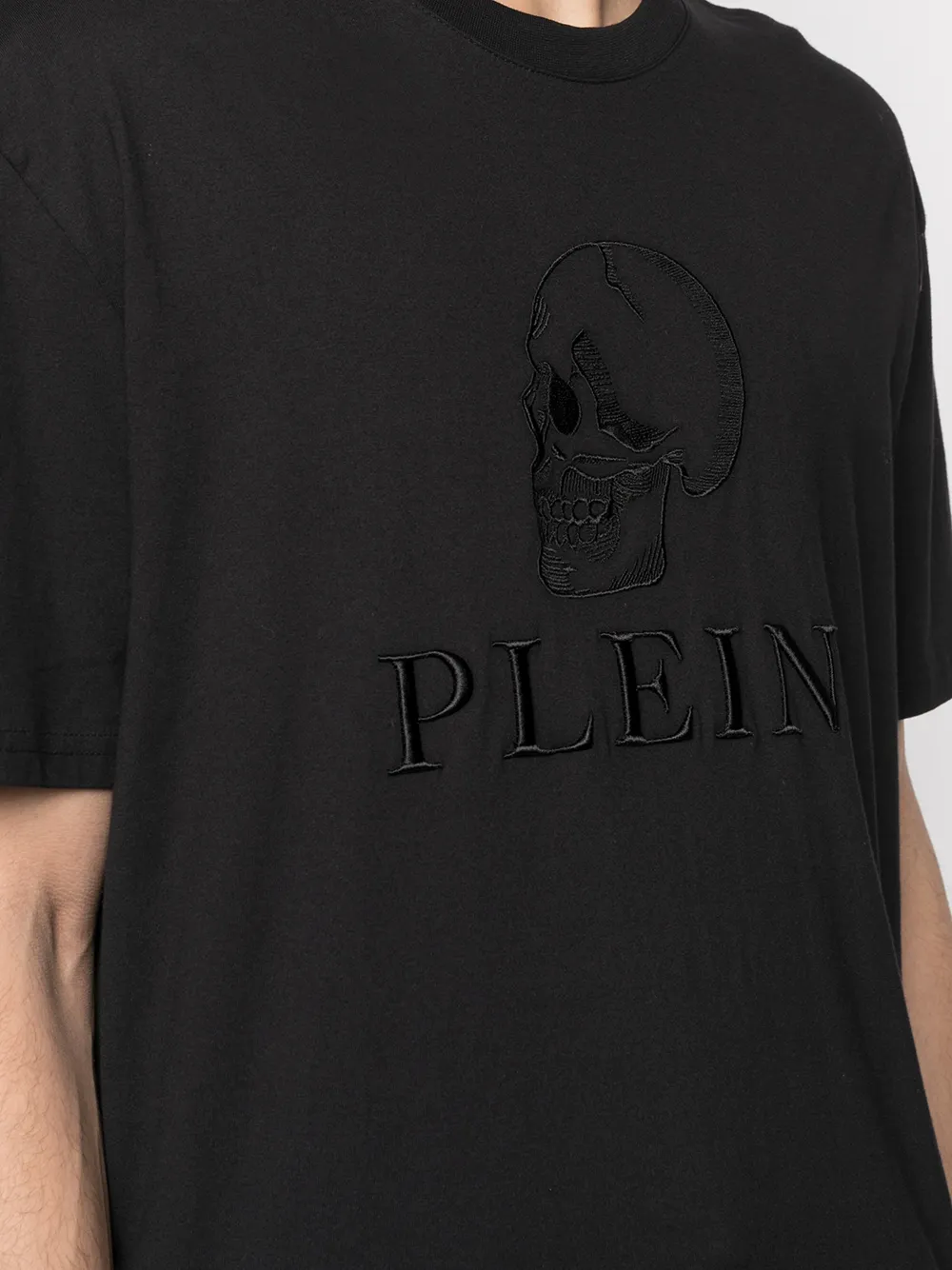 фото Philipp plein футболка с вышивкой skull