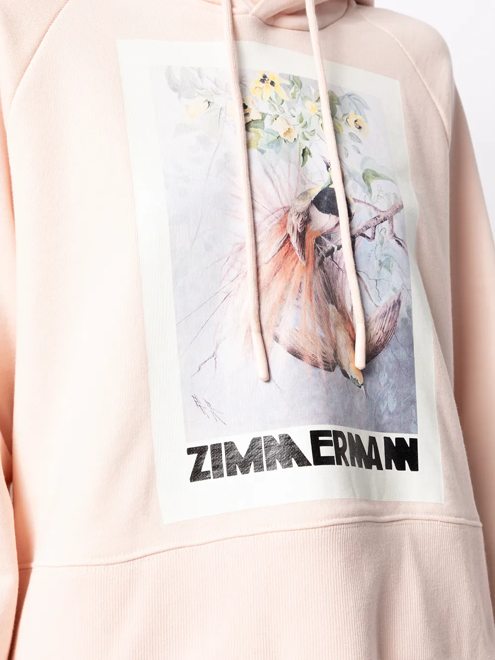 фото Zimmermann худи с цветочным принтом