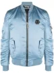 Image 1 of Philipp Plein logo-plaque bomber jacket