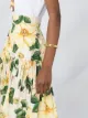Dolce & Gabbana floral-print tiered skirt