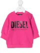 Image 1 of Diesel Kids logo print sweatshirt