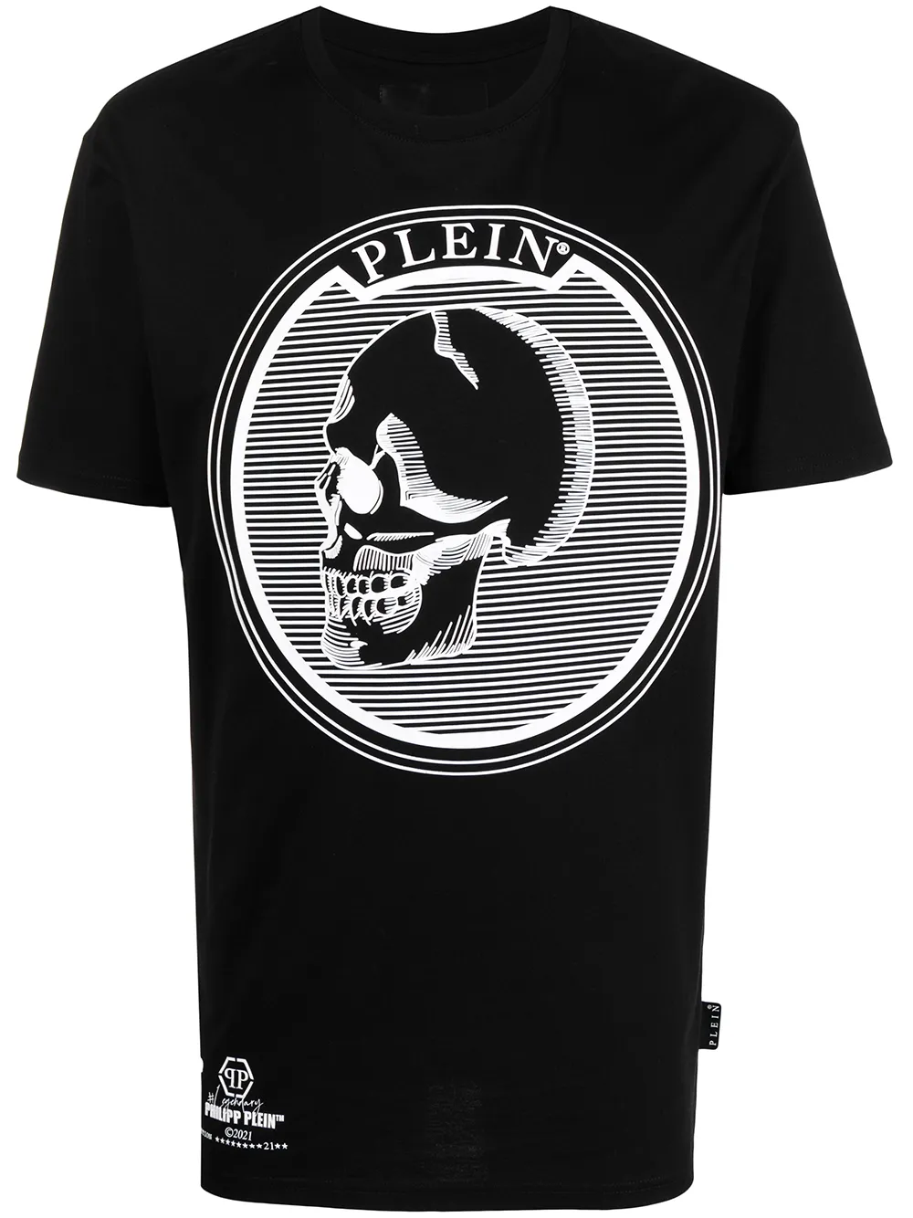 фото Philipp plein футболка с принтом skull