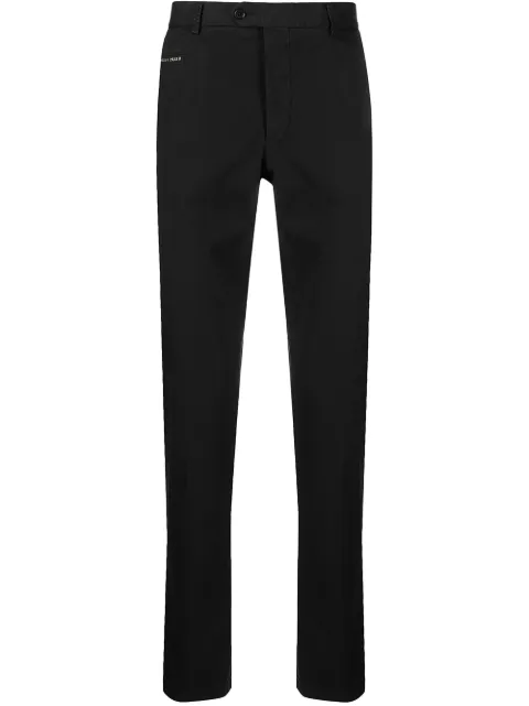 Philipp Plein logo-plaque chinos