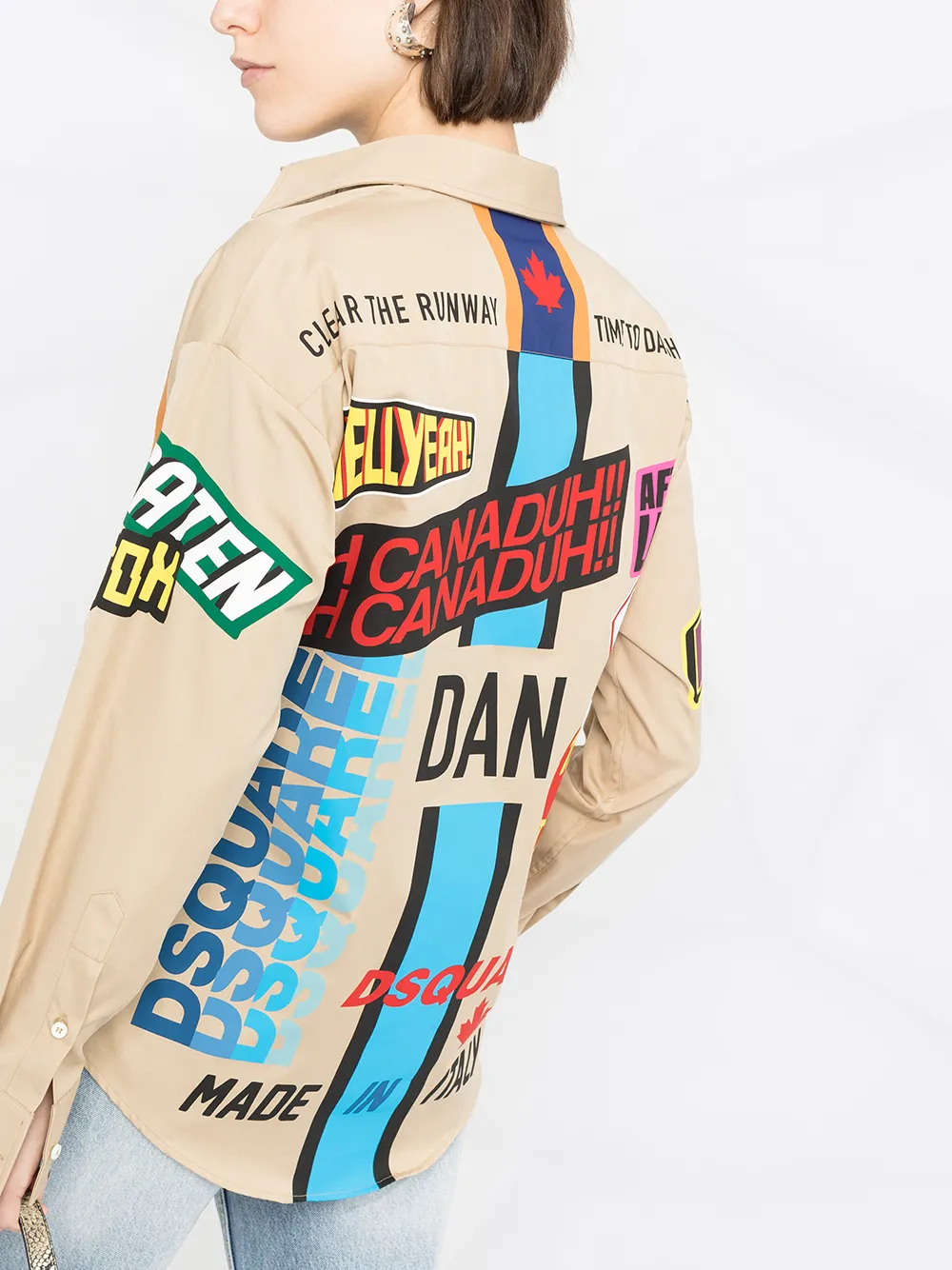 фото Dsquared2 рубашка traveler patch