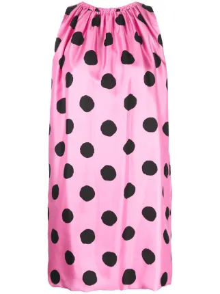 moschino polka dot dress