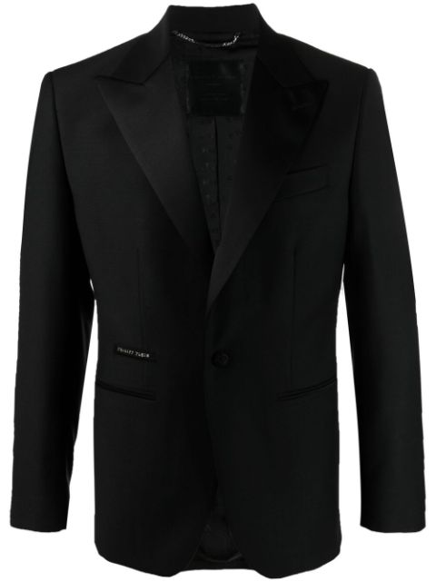 Philipp Plein peak-lapels single-breasted jacket Men