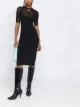 Immagine 2 di Off-White Vestito lungo con pannello trasparente