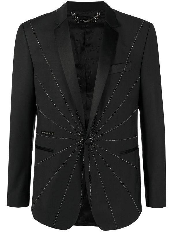 Philipp Plein Embellished Tailored Blazer - Farfetch