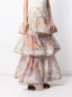 Zimmermann floral-print tiered skirt