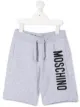 Image 1 of Moschino Kids logo-print cotton shorts