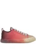 Giuseppe Zanotti gradient-effect patent-leather sneakers - Pink
