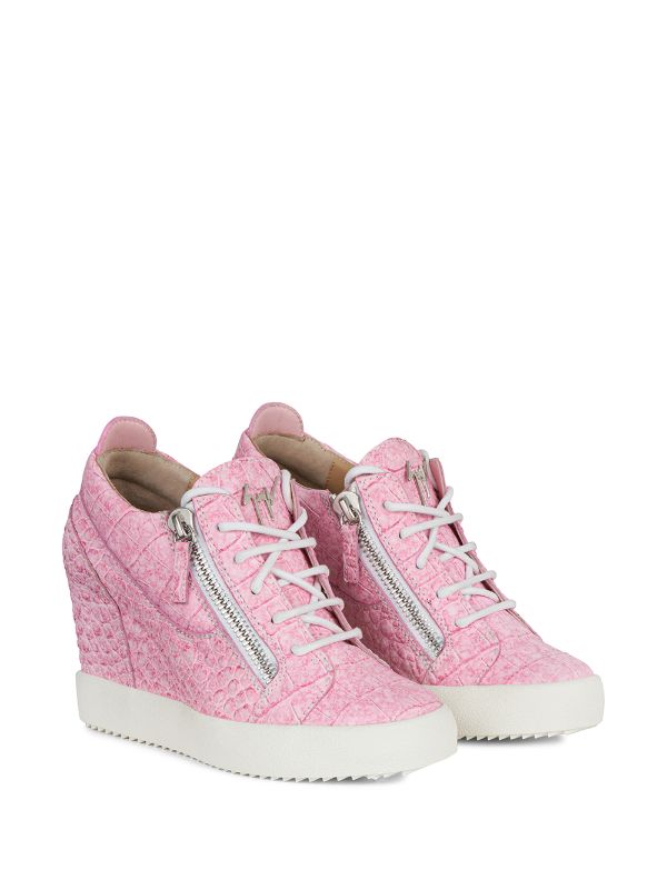 giuseppe zanotti addy wedge sneakers