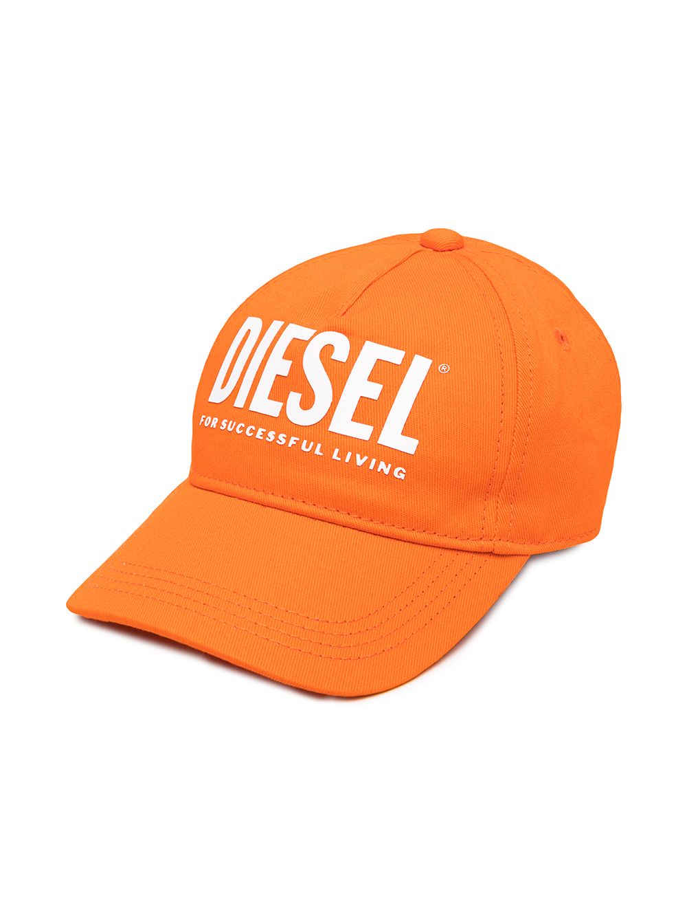 фото Diesel kids logo print baseball cap