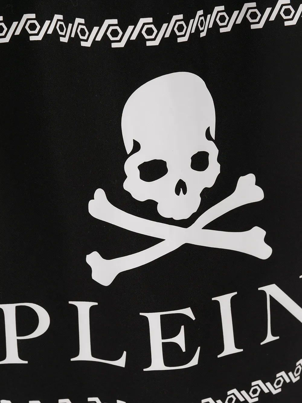 фото Philipp plein плавки-шорты с принтом skull