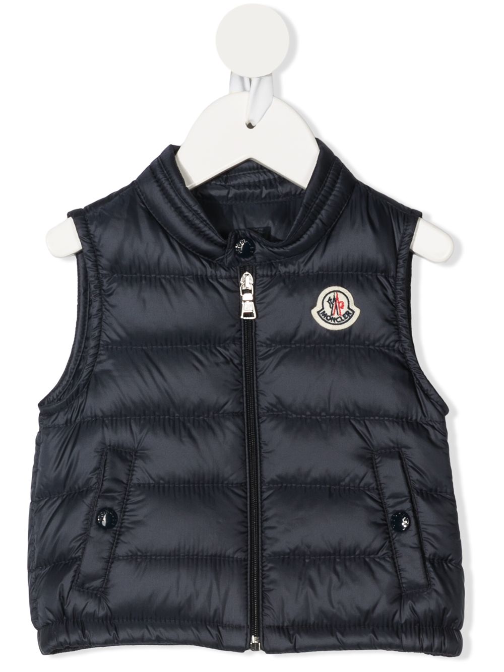 фото Moncler kids дутый жилет с логотипом